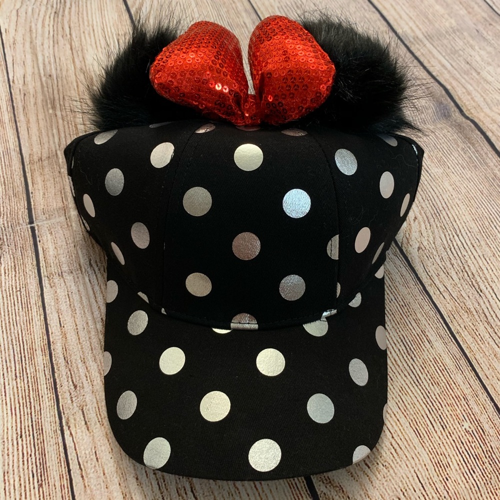 Disney Parks Minnie Mouse Polka Dot Hat